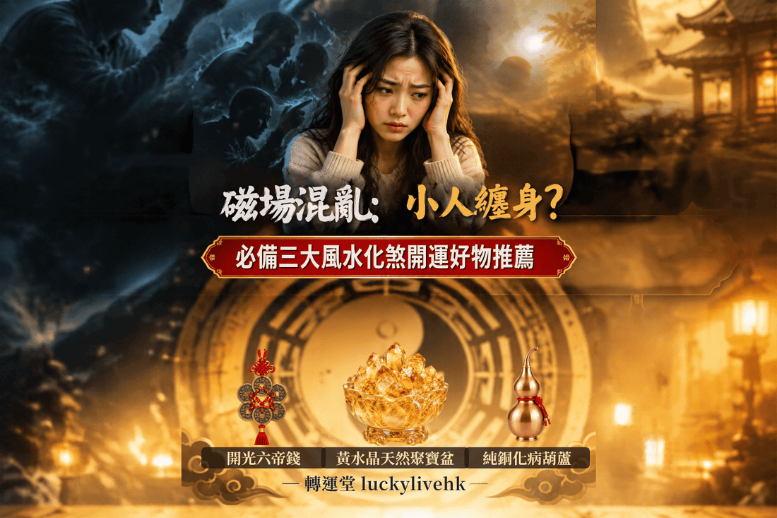 磁場混亂、小人纏身？必備的三大「風水化煞開運好物」