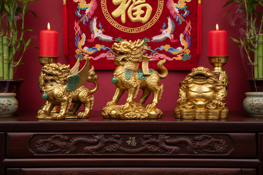 【招財神獸怎麼選？】麒麟、貔貅、金蟾的功能、擺放禁忌與差異全攻略
